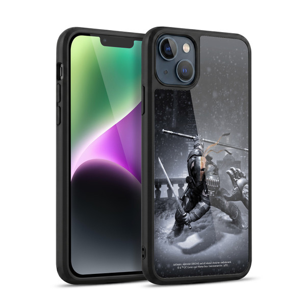 Batman Arkham Origins Key Art Deathstroke Gel Armour Case For Apple iPhone 14 Plus