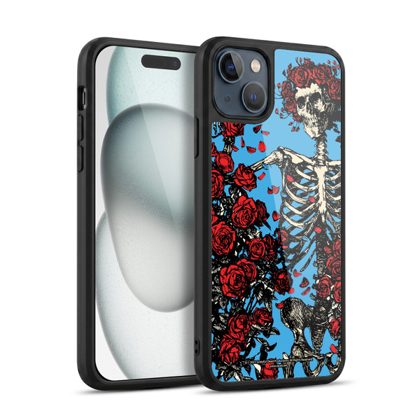 Grateful Dead Trends Bertha Skull Roses Gel Armour Case For Apple iPhone 15 Plus