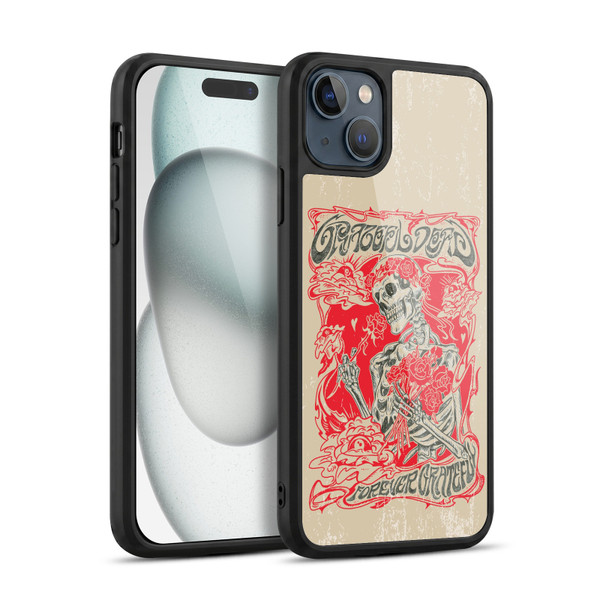 Grateful Dead Trends Forever Grateful Gel Armour Case For Apple iPhone 15 Plus