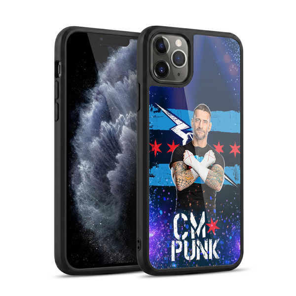 WWE CM Punk Portrait Gel Armour Case For Apple iPhone 11 Pro Max