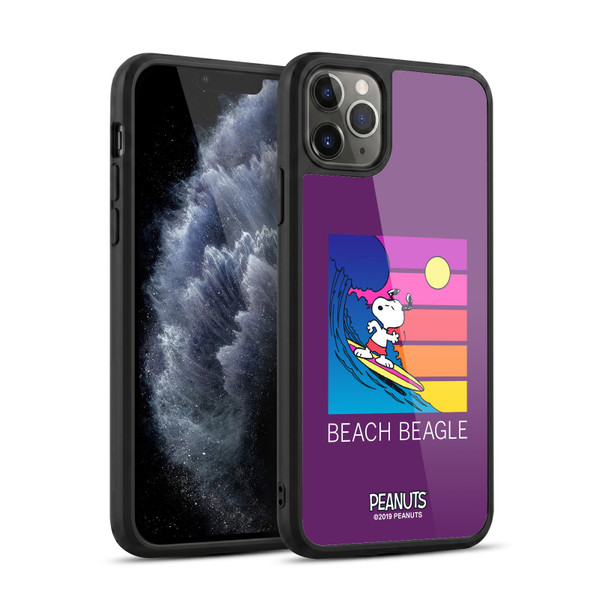 Peanuts Snoopy Aloha Disco Beach Beagle Gel Armour Case For Apple iPhone 11 Pro Max