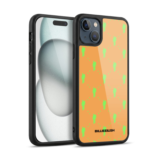 Billie Eilish Key Art Blohsh Pattern Gel Armour Case For Apple iPhone 15 Plus