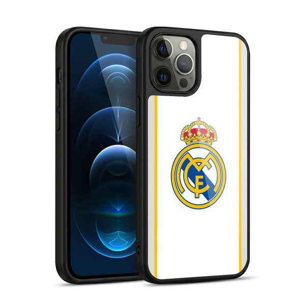 Real Madrid CF Badge White Gel Armour Case For Apple iPhone 12 Pro Max