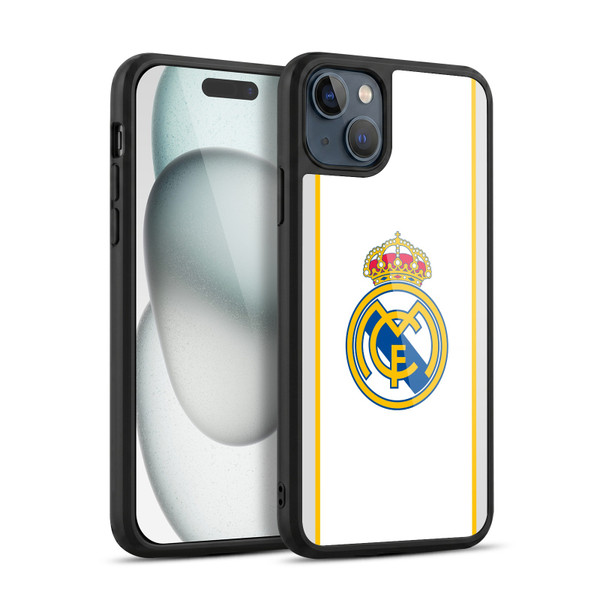 Real Madrid CF Badge White Gel Armour Case For Apple iPhone 15 Plus
