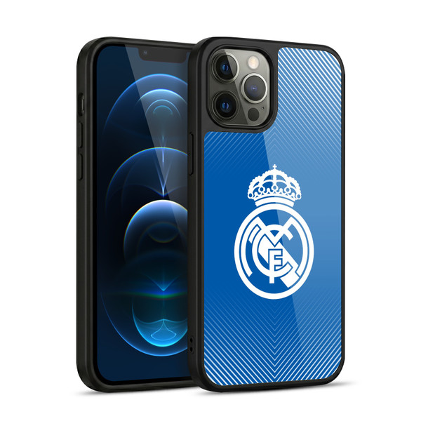 Real Madrid CF Origin Logo Blue Gel Armour Case For Apple iPhone 12 Pro Max