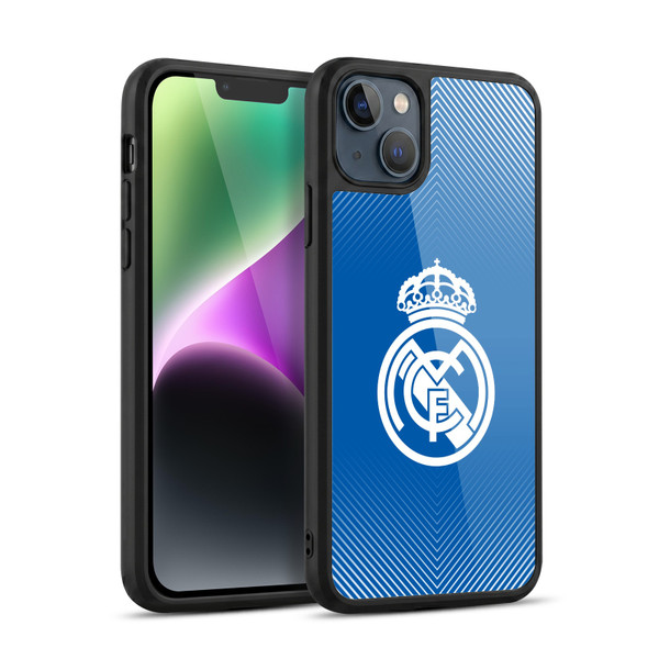 Real Madrid CF Origin Logo Blue Gel Armour Case For Apple iPhone 14 Plus