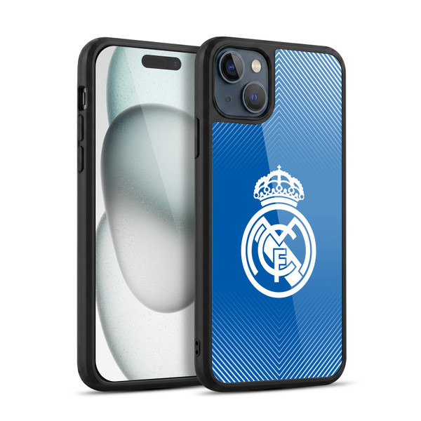 Real Madrid CF Origin Logo Blue Gel Armour Case For Apple iPhone 15 Plus