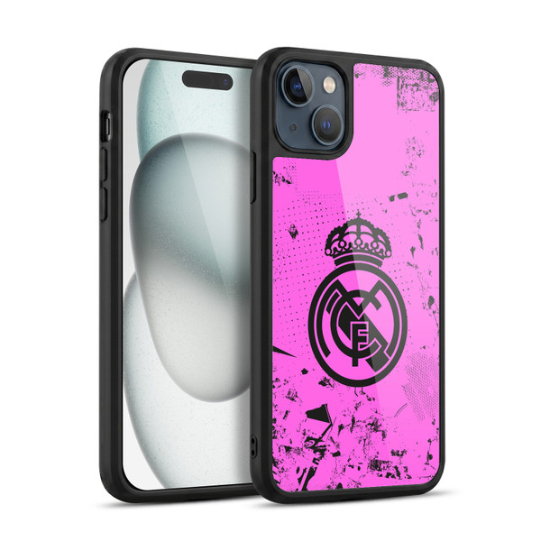 Real Madrid CF Urban Pink Gel Armour Case For Apple iPhone 15 Plus