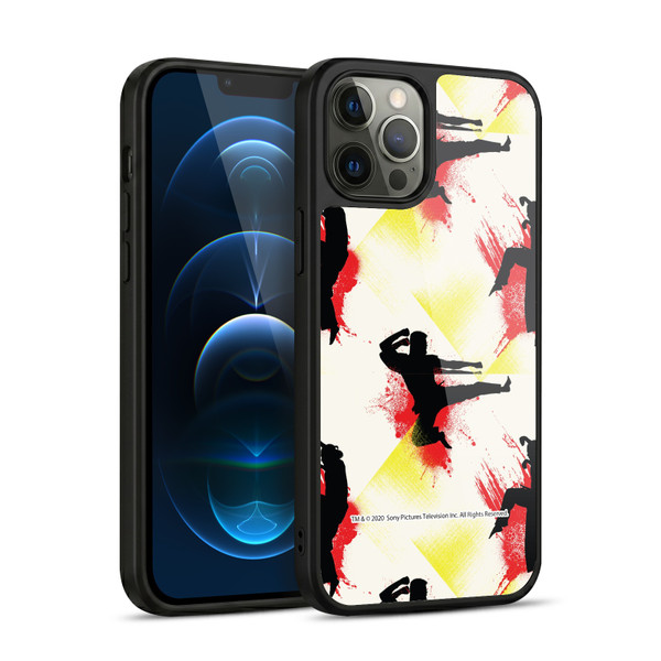 Cobra Kai Graphics Kick Pattern Gel Armour Case For Apple iPhone 12 Pro Max