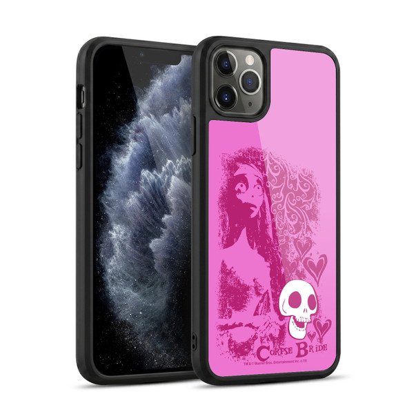 Corpse Bride Key Art Pink Distressed Look Gel Armour Case For Apple iPhone 11 Pro Max