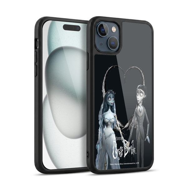 Corpse Bride Key Art Holding Hands Gel Armour Case For Apple iPhone 15 Plus