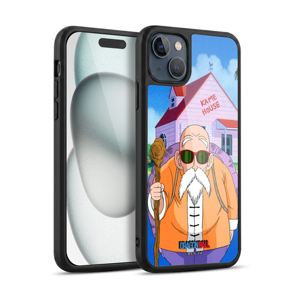 Dragon Ball Characters Master Roshi Gel Armour Case For Apple iPhone 15 Plus