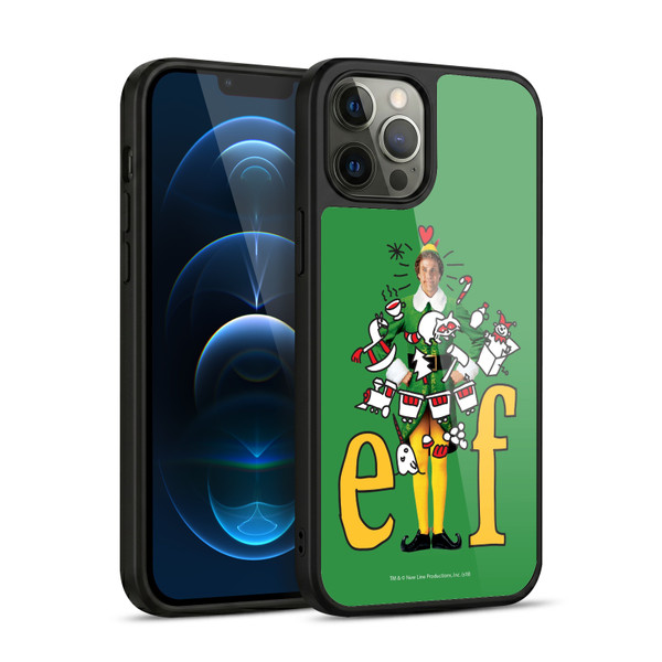 Elf Movie Graphics 2 Doodles Gel Armour Case For Apple iPhone 12 Pro Max