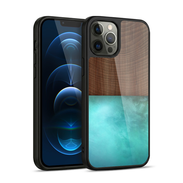 Alyn Spiller Wood & Resin Blocking Gel Armour Case For Apple iPhone 12 Pro Max
