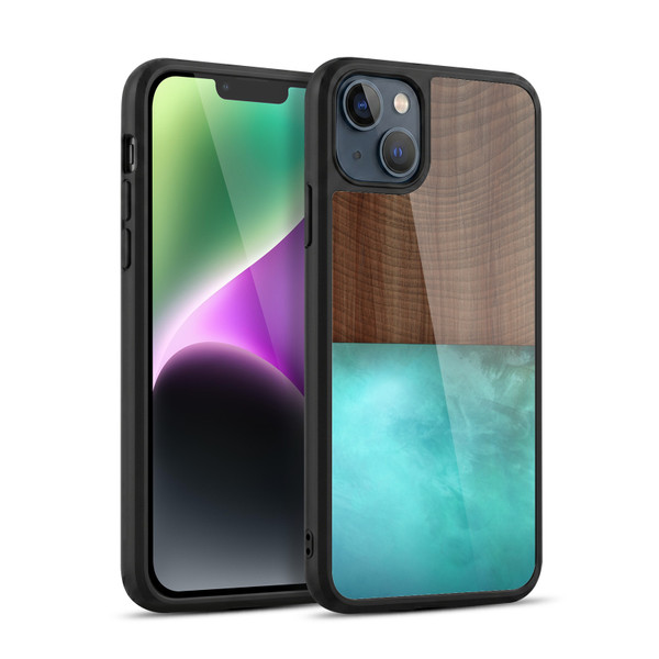 Alyn Spiller Wood & Resin Blocking Gel Armour Case For Apple iPhone 14 Plus