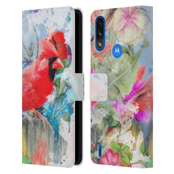 Aimee Stewart Assorted Designs Birds And Bloom Leather Book Wallet Case Cover For Motorola Moto E7 Power / Moto E7i Power
