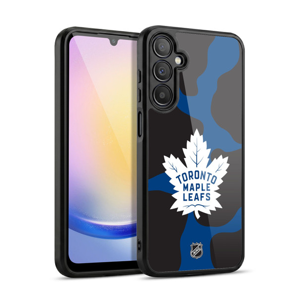 NHL Toronto Maple Leafs Cow Pattern Gel Armour Case For Samsung Galaxy A25 5G
