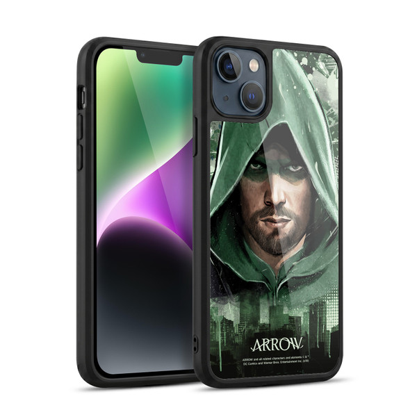 Arrow TV Series Graphics Oversized Gel Armour Case For Apple iPhone 14 Plus