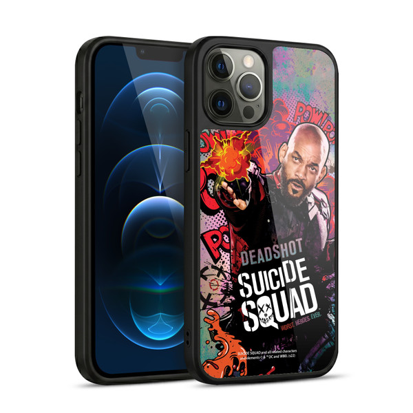 Suicide Squad 2016 Graphics Deadshot Poster Gel Armour Case For Apple iPhone 12 Pro Max