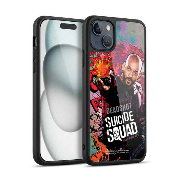 Suicide Squad 2016 Graphics Deadshot Poster Gel Armour Case For Apple iPhone 15 Plus