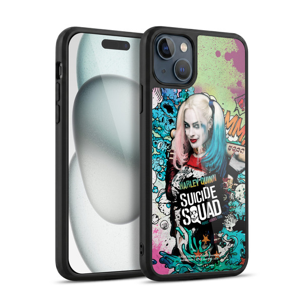 Suicide Squad 2016 Graphics Harley Quinn Poster Gel Armour Case For Apple iPhone 15 Plus