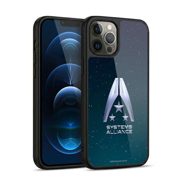 EA Bioware Mass Effect Graphics Systems Alliance Logo Gel Armour Case For Apple iPhone 12 Pro Max