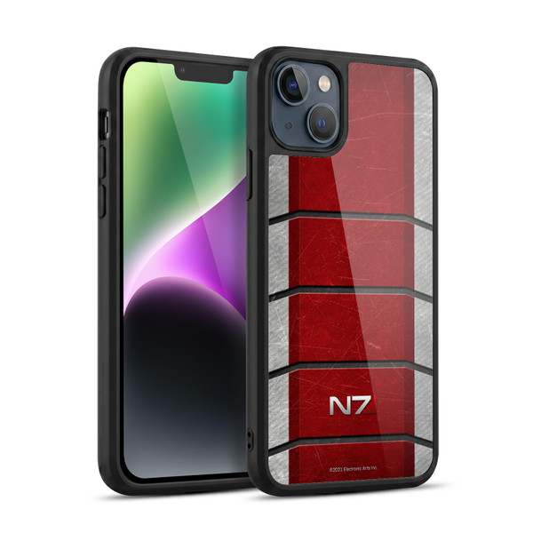 EA Bioware Mass Effect Graphics N7 Logo Armor Gel Armour Case For Apple iPhone 14 Plus