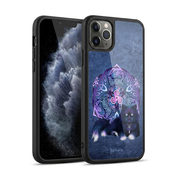 Brigid Ashwood Celtic Black Cat Gel Armour Case For Apple iPhone 11 Pro Max