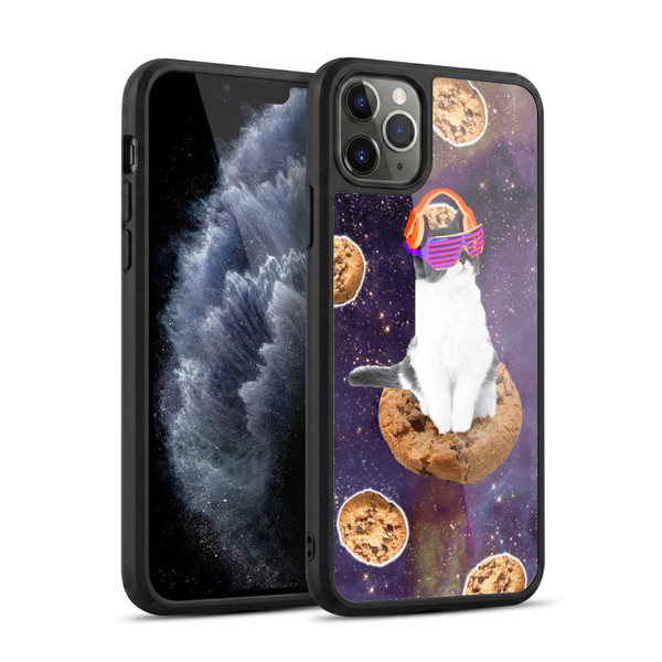 Random Galaxy Space Cat Dream Cookie Galaxy Gel Armour Case For Apple iPhone 11 Pro Max
