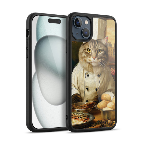Michael David Ward Humor & Botanicals Cat Chef Gel Armour Case For Apple iPhone 15 Plus