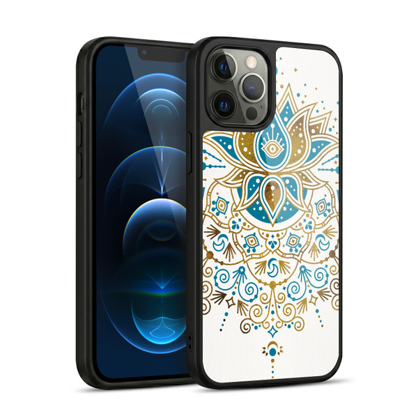 Cat Coquillette Patterns 6 Lotus Bloom Mandala 4 Gel Armour Case For Apple iPhone 12 Pro Max