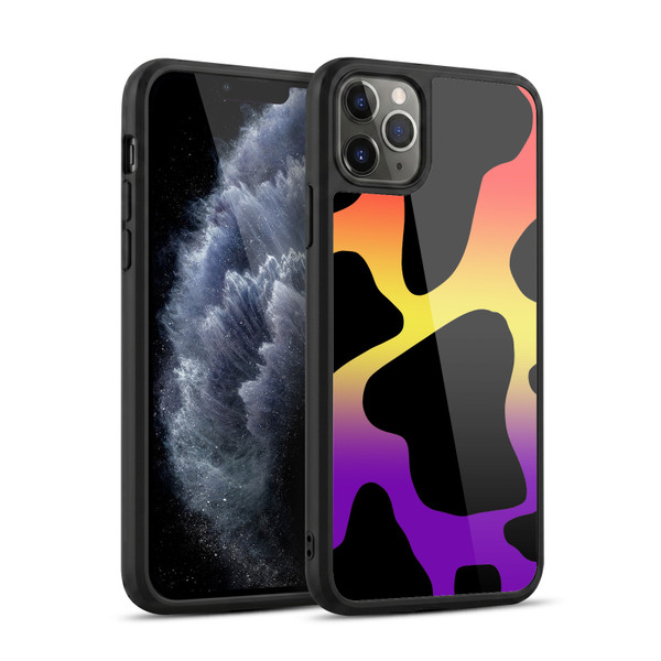 Grace Illustration Cow Prints Sunset Gel Armour Case For Apple iPhone 11 Pro Max