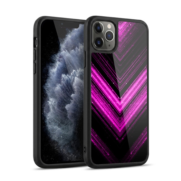 PLdesign Sparkly Metallic Pink Gel Armour Case For Apple iPhone 11 Pro Max