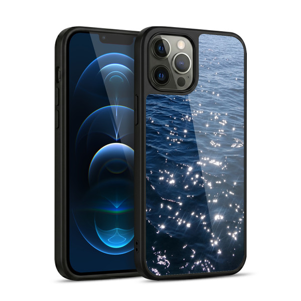 PLdesign Water Sparkly Sea Waves Gel Armour Case For Apple iPhone 12 Pro Max