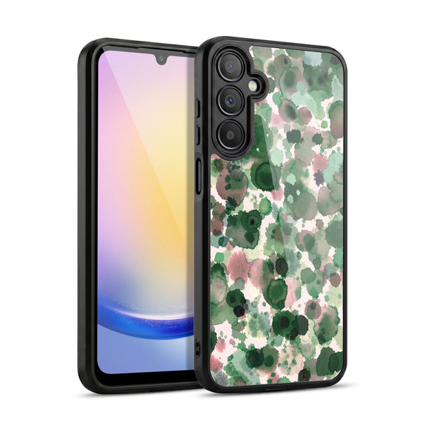 Ninola Pattern Abstract Green Moss Gel Armour Case For Samsung Galaxy A25 5G