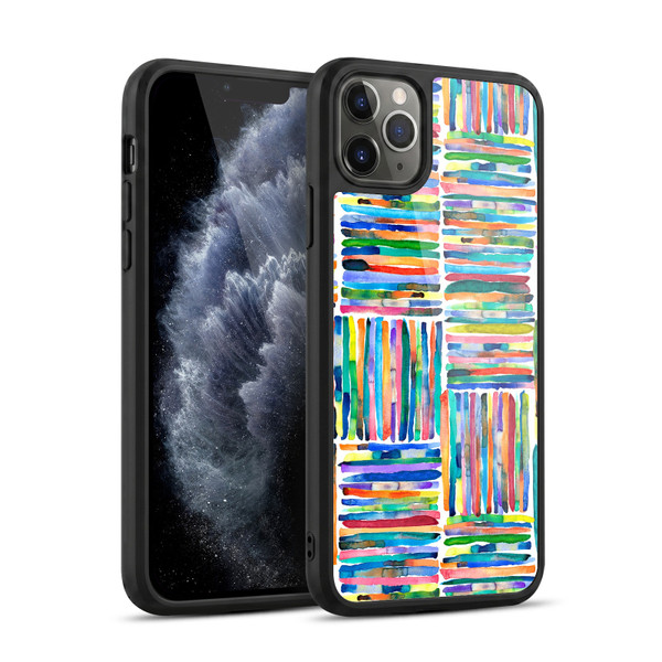 Ninola Patterns 4 Handpainted Stripes Multi Gel Armour Case For Apple iPhone 11 Pro Max