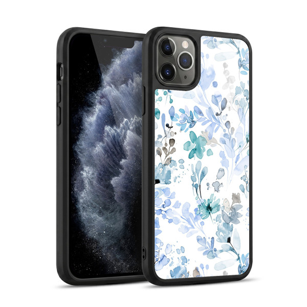 Ninola Wild Grasses Blue Plants Gel Armour Case For Apple iPhone 11 Pro Max