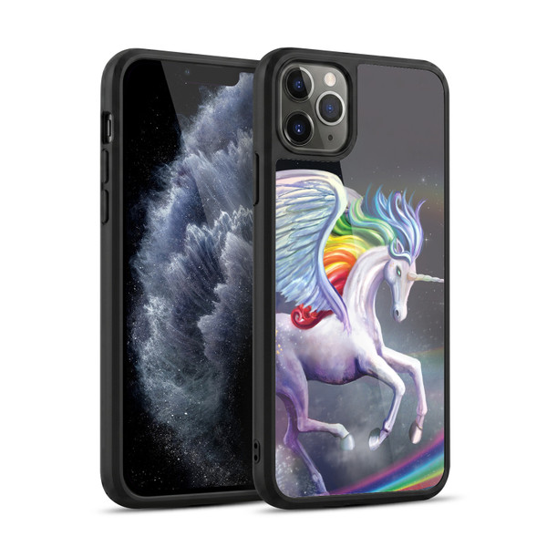 Rose Khan Unicorns Rainbow Dancer Gel Armour Case For Apple iPhone 11 Pro Max