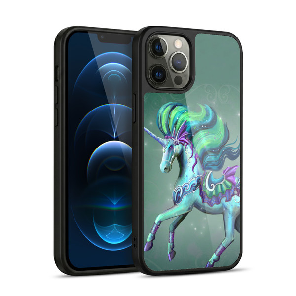 Rose Khan Unicorns Sea Green Gel Armour Case For Apple iPhone 12 Pro Max