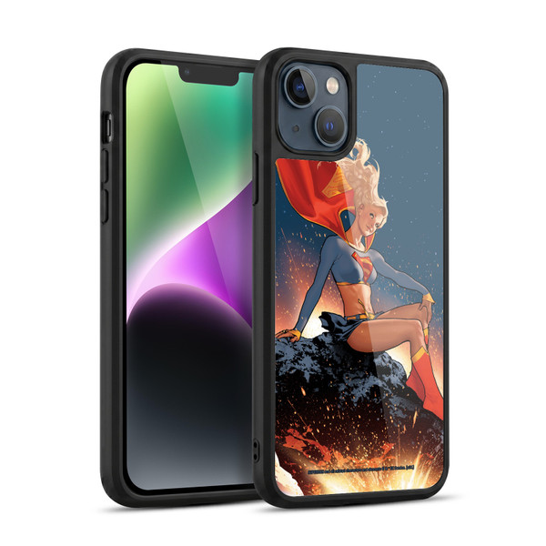 Superman DC Comics Supergirl Comic Art #23 Variant Gel Armour Case For Apple iPhone 14 Plus