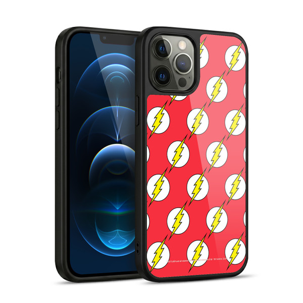 The Flash DC Comics Logo Pattern Gel Armour Case For Apple iPhone 12 Pro Max