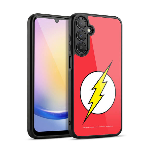 The Flash DC Comics Logo Plain Gel Armour Case For Samsung Galaxy A25 5G