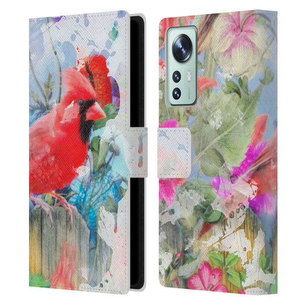 Aimee Stewart Assorted Designs Birds And Bloom Leather Book Wallet Case Cover For Xiaomi 12