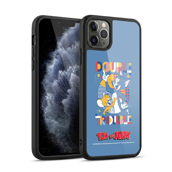 Tom and Jerry Color Blocks Double Trouble Gel Armour Case For Apple iPhone 11 Pro Max