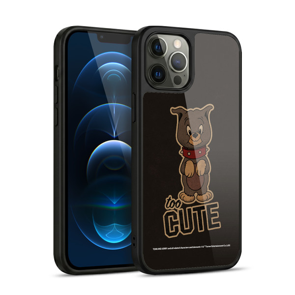 Tom and Jerry Typography Art Too Cute Gel Armour Case For Apple iPhone 12 Pro Max