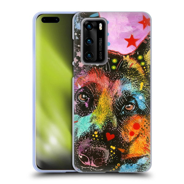 Dean Russo Dogs German Shepherd Soft Gel Case for Huawei P40 5G