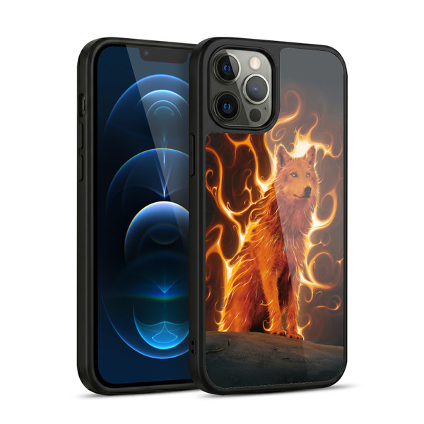 Vincent Hie Canidae Wolf Phoenix Gel Armour Case For Apple iPhone 12 Pro Max