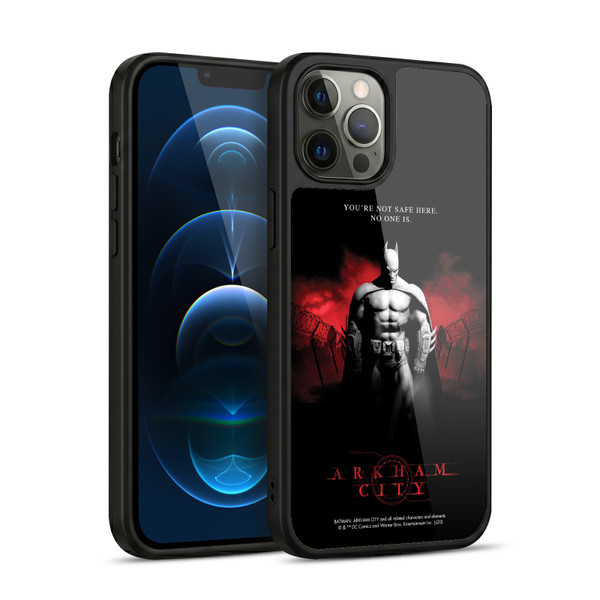 Batman Arkham City Graphics Batman Not Safe Here Gel Armour Case For Apple iPhone 12 Pro Max