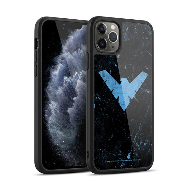 Batman DC Comics Nightwing Logo Grunge Gel Armour Case For Apple iPhone 11 Pro Max