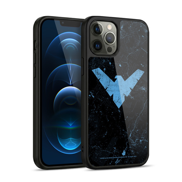 Batman DC Comics Nightwing Logo Grunge Gel Armour Case For Apple iPhone 12 Pro Max